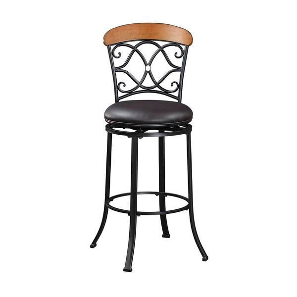 今週のおすすめ製品 Lazzara Bonnie Chair Height Pub Swivel Metal Black in. 29 スツール
