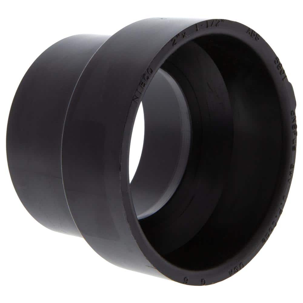 こんぴーDW x 1FW x2UT x2 NIBCO 2 in. x 1-1/2 in. ABS DWV Hub x Hub Reducing Coupling