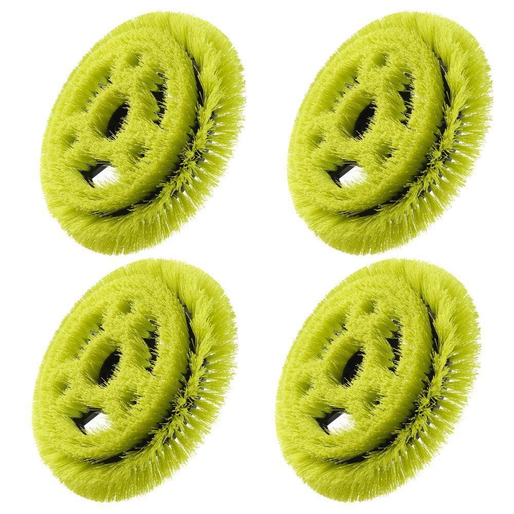 RYOBI 9 in. VORTEX Medium Bristle Brush (4-Pack) A95MRB9-4 - The