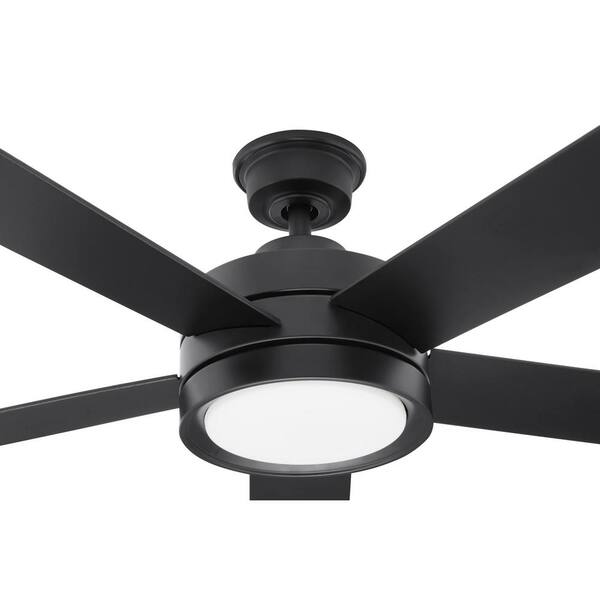 Home Decorators Collection Baxtan 56 In Led Matte Black Ceiling Fan With Light And Remote Control Am731a Mbk - Home Depot Decorators Collection Ceiling Fan