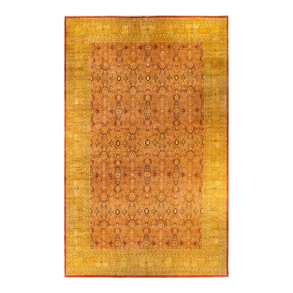 Mogul One-of-a-Kind Handmade Orange 18 ft. 7 in. x 11 ft. 10 in. Indoor Area Rug price history on PriceWatchPro