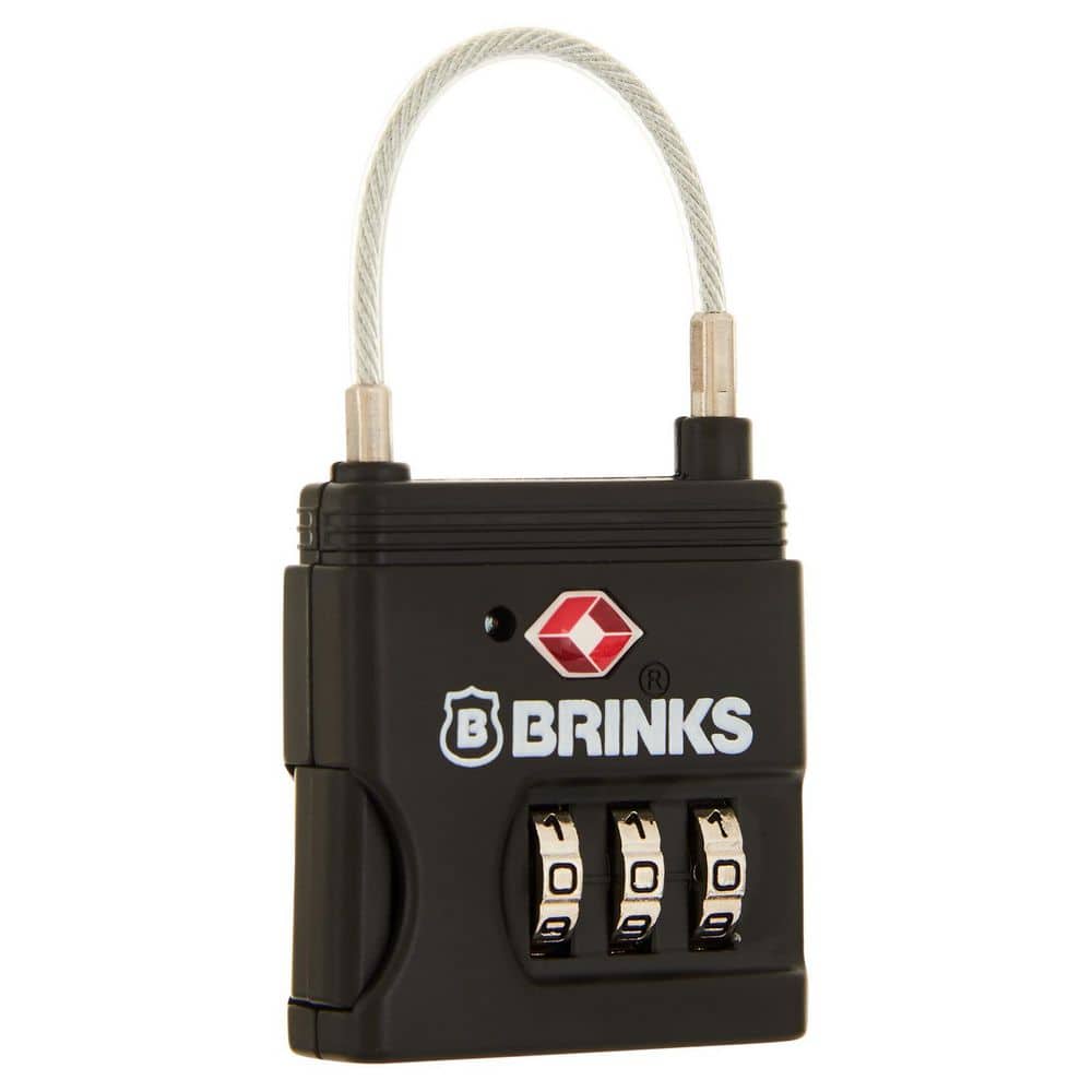 25 mm Combination Padlock TSA Lock with Cable price history on PriceWatchPro