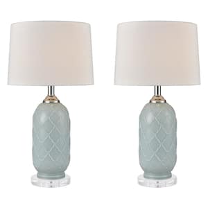 Rockwell 24 in. Pale Blue Table Lamp
