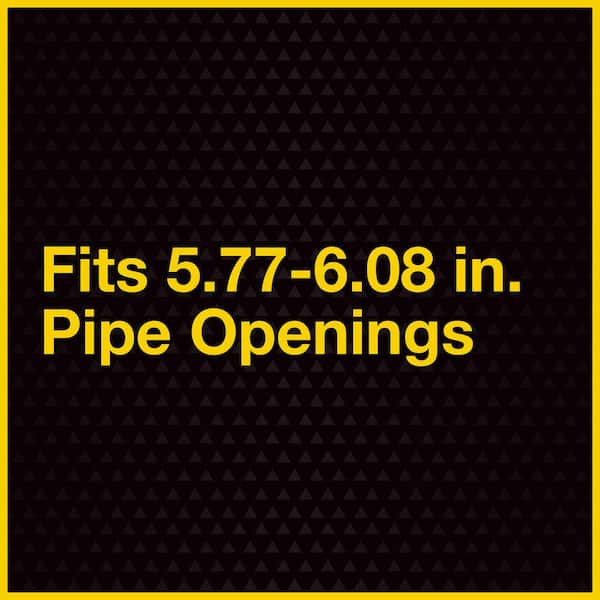 CHERNE - Gripper 6 in. ABS Plastic Mechanical Test Plug