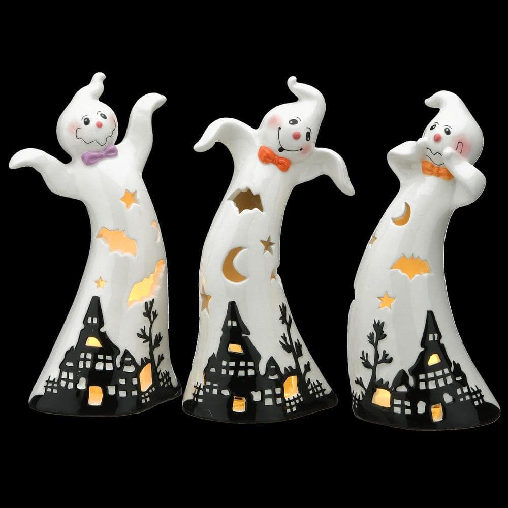 National Tree Company Ghosts with LED White Warm Light (Set of 3