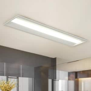 Modern 11.8 in. x 47.7 in. 6250/5000/3750/3125 Lumens Integrated LED Panel Light Selectable CCT 3500/4000/5000K (6-Pack)