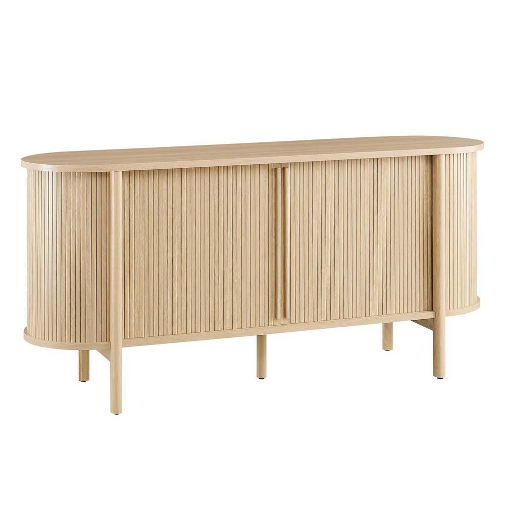 Cadence 63" Oak Sideboard with Fluted Details