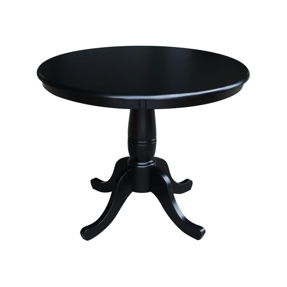 Black Solid Wood Dining Table price history on PriceWatchPro