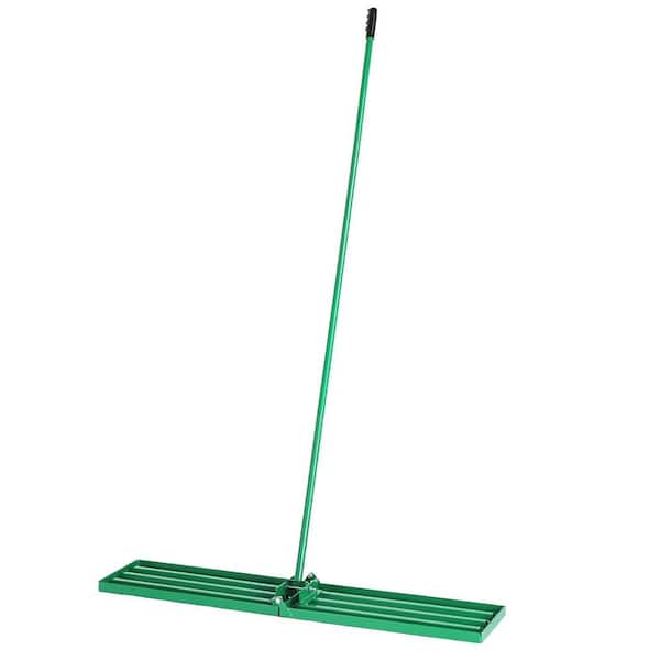 30 in. x 10 in. x 72 in. Iron Lawn Leveling Rake