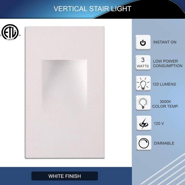 CIATA LED Stair Lights Indoor - Step Lights for Outdoor and Indoor