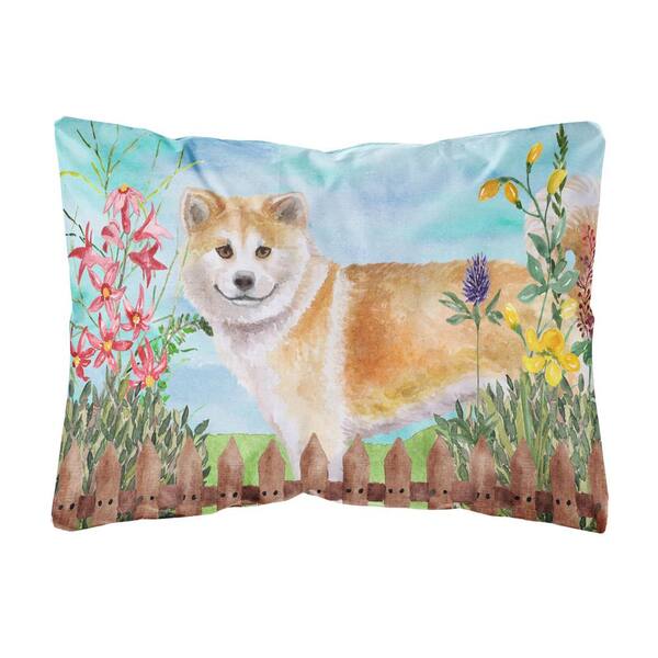 shiba throw pillow