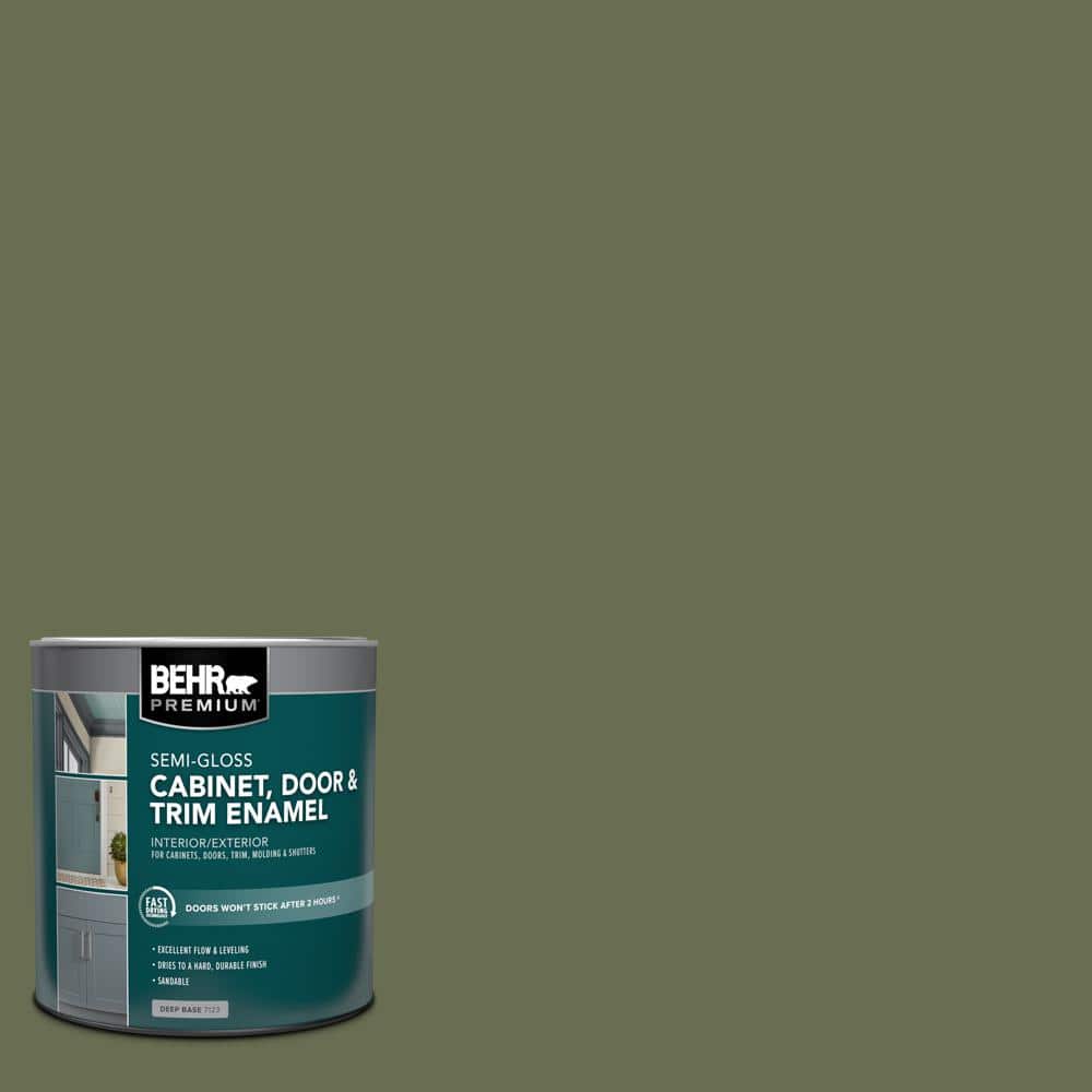 1 qt. #S380-7 Global Green Semi-Gloss Enamel Interior/Exterior Cabinet, Door & Trim Paint price history on PriceWatchPro