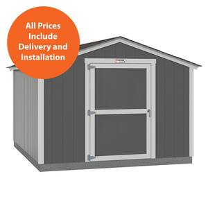 Professionally Installed Tahoe Series Sierra 10 ft. x 12 ft. Painted Wood Storage Shed 6 ft. High Sidewall (120 sq. ft.)