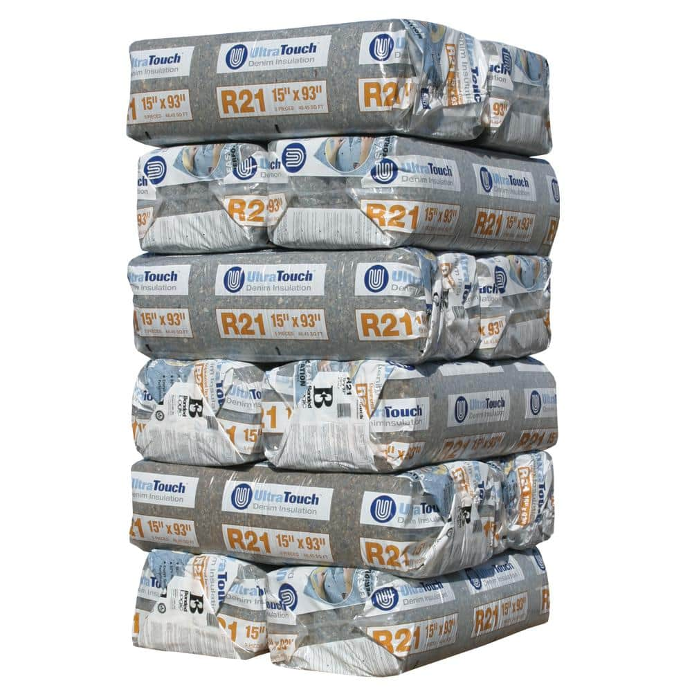 UltraTouch Denim Insulation 8-Pack - 3.5 x 16.25 x 94