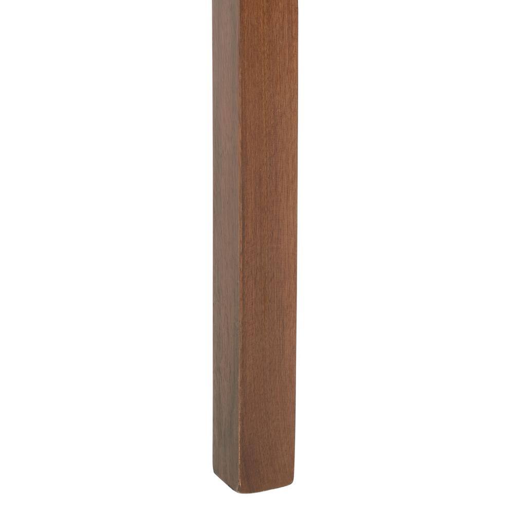 Tobie Honey Brown Wash Rattan Bar Stool with Footrest