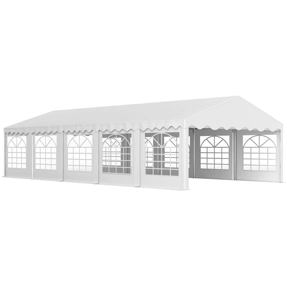 16.5 ft. x 33 ft. Party Tent, Heavy Duty Large Outdoor Canopy Tent Shelter 