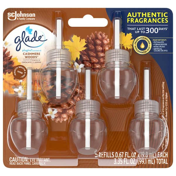 Glade Cozy Cider Sipping PlugIns Scented Oil Refills