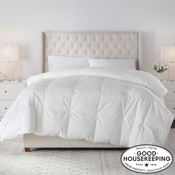 Home Decorators Collection Medium Weight White King Down Comforter