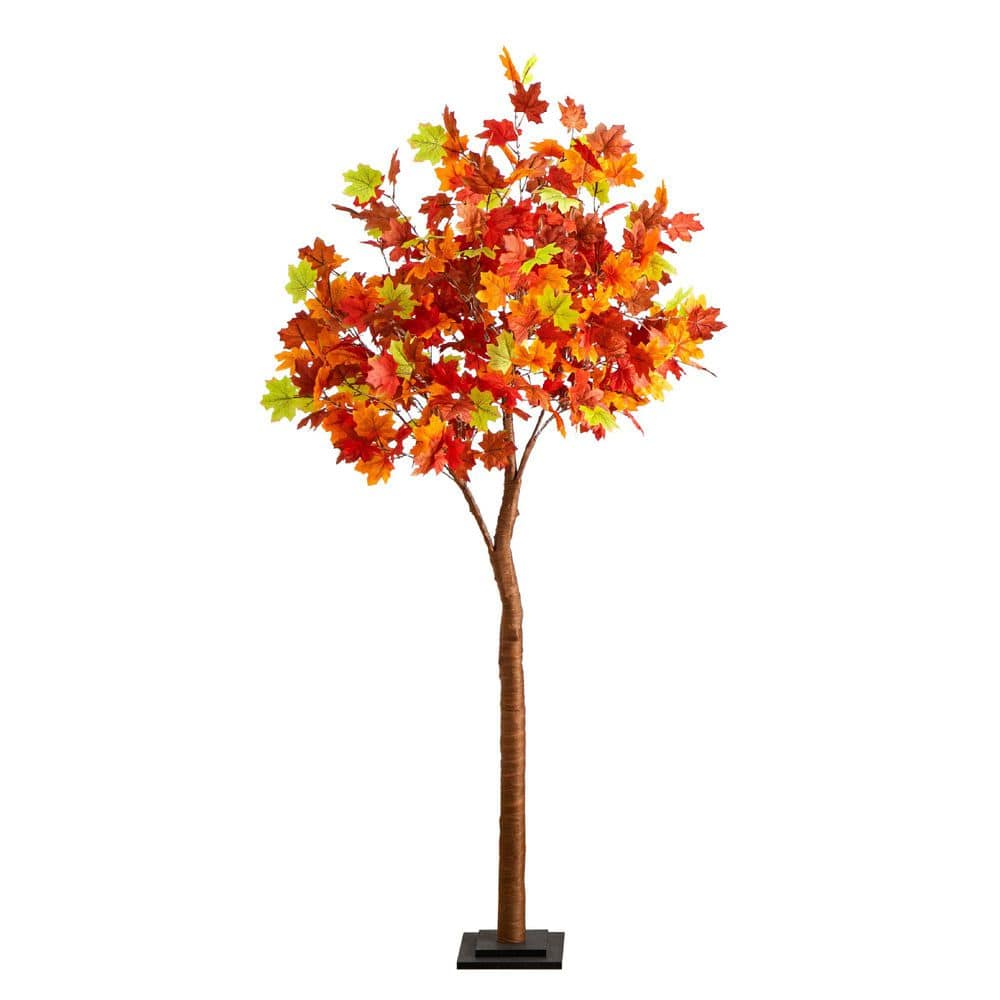 6 ft. Pre-Lit Shades of Autumn Maple Artificial Fall Tree with 360 Warm White LED Lights price history on PriceWatchPro