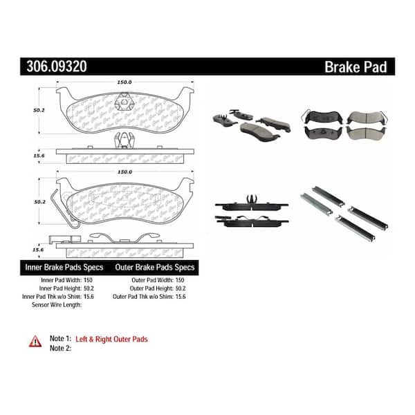 Centric Parts Disc Brake Pad Set