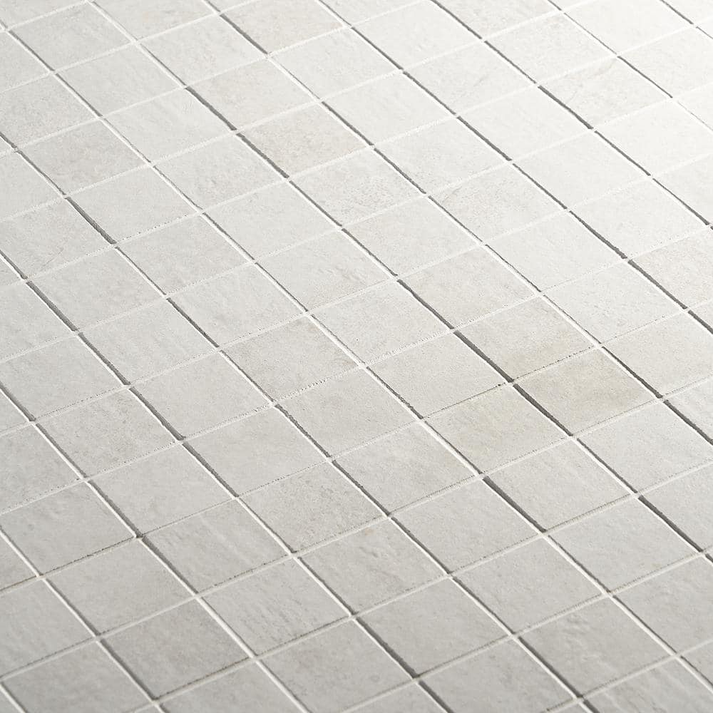 Hudson White Porcelain Mosaic Sheet Wall & Floor Tile