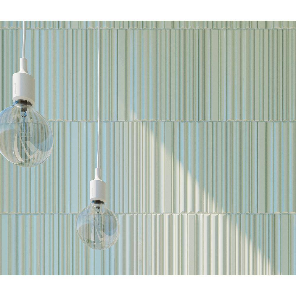 Galor Liniar 3" x 12" Glossy Blue Ceramic Subway Tile