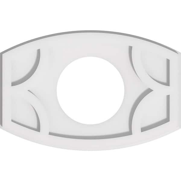 Ekena Millwork 1 in. x 16 in. x 10.625 in PVC Medallion Moulding