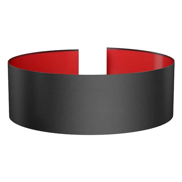 6" x 30" Stainless Steel Door Kick Plate for 32" Doors Interior or Exterior (Brushed Black)