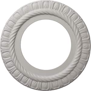 1/2 in. x 10-5/8 in. x 10-5/8 in. Polyurethane Claremont Ceiling Medallion Moulding