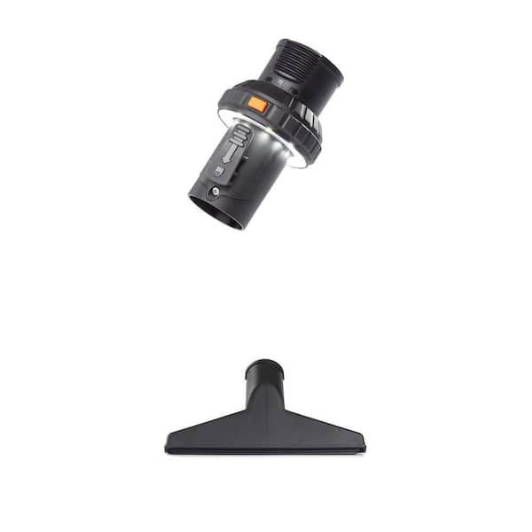 1-7/8 in. LED Lighted Cuff and Wet Nozzle Squeegee Shop Vacuum Attachment for RIDGID Vac Hoses and Wands Combo