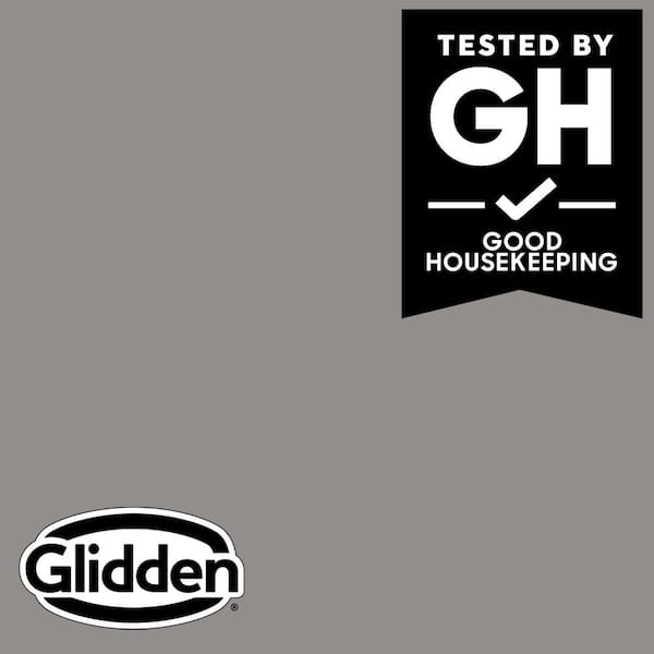 Glidden Premium 1 qt. PPG1002-5 Antique Silver Semi-Gloss Interior Paint