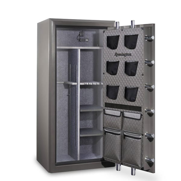 Nitro 36-Gun Fireproof and Waterproof Gun Safe with Electronic Lock, Seltzer Gray Gloss