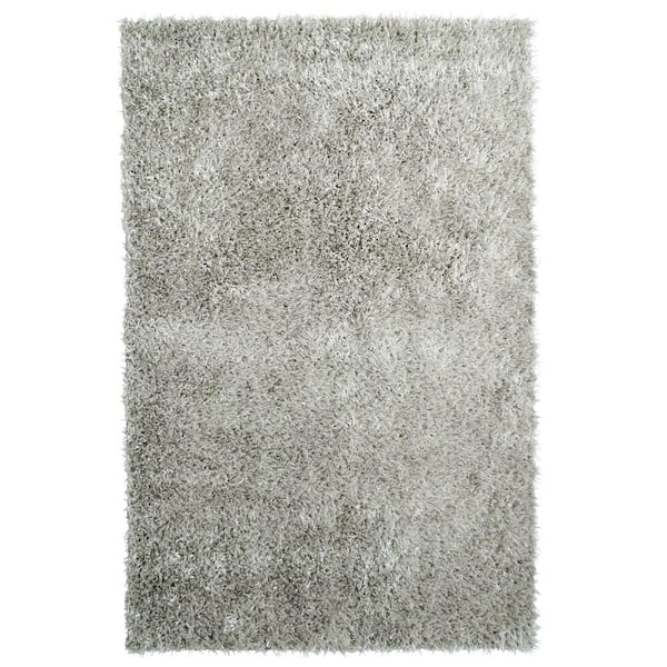 Home Decorators Collection City Sheen Silver Polyester 9 ft. x 12 ft. Area Rug