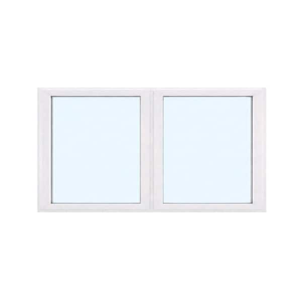 Avora Doors and Windows 72 in. x 48 in. Elite Triple Pane White