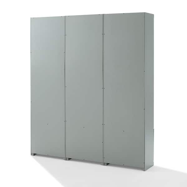 CROSLEY FURNITURE Harper Gray 3-Piece Food Pantry Set KF31010GY