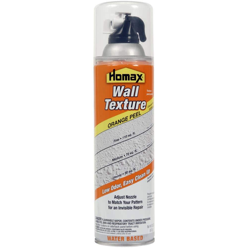 Homax 20 oz. Wall Orange Peel Low Odor Water Based Texture Spray Paint  4092-06 - The Home Depot