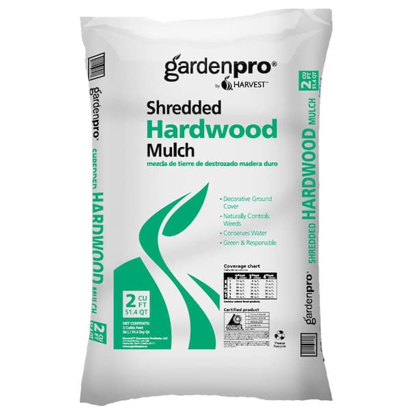 Unbranded 2.0 cu. ft. Hardwood Shredded Mulch