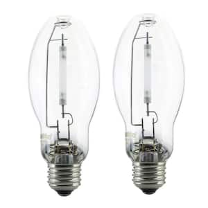 35-Watt ED17 High Pressure Sodium Bulb Medium Base E26 2250 Lumens Clear HID Light Bulb (2-Pack)