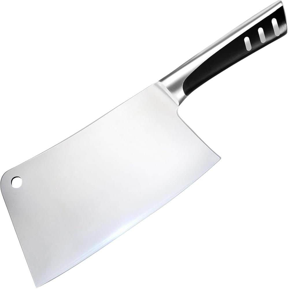 7 in. Cleaver Knife Stainless Steel Chef Butcher Knives for Meat with Stainless Steel Handle Material price history on PriceWatchPro
