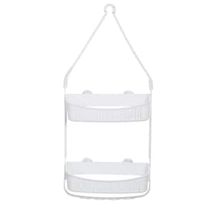 2 Way Convertible Shower Caddy in White