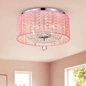 pink flush mount