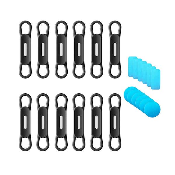 12 Pack Magnetic Pen Holder Silicone Magnetic Pencil Holder for Locker Dry Erase Marker Holder for Whiteboard