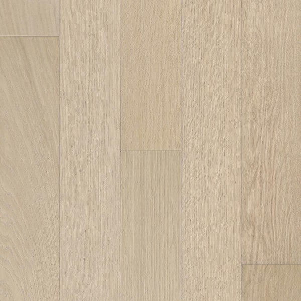Palomino French Oak 1/2 in. T x 5 in. W Tongue and Groove Wire Brushed Engineered Hardwood Flooring (26.9 sq. ft./Case)