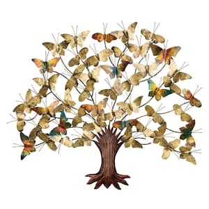 3D Butterfly Tree of Life Wall Decor