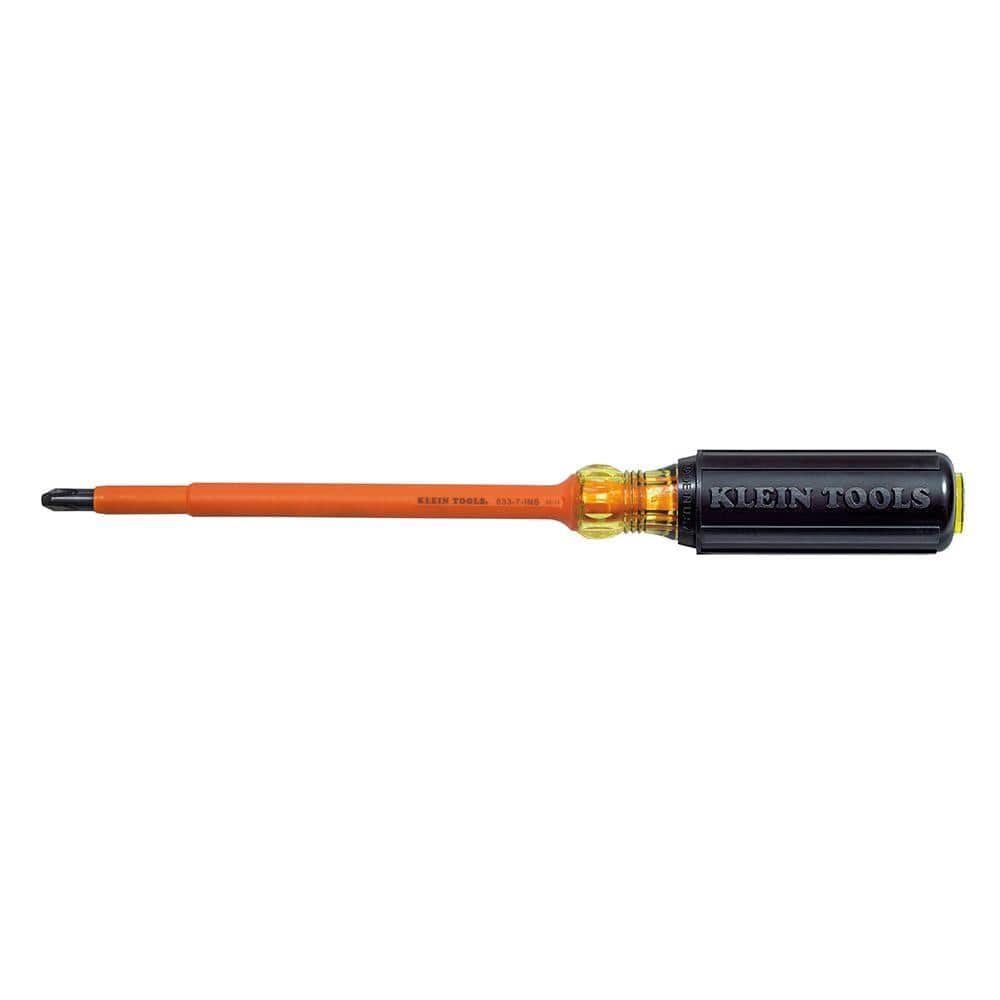 "#3 Insulated Phillips Head Screwdriver with 7 in. Round Shank- Cushion Grip Handle" price history on PriceWatchPro