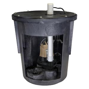 SPAC-Series 1/3 hp. Submersible Assembled Sump Pump Package