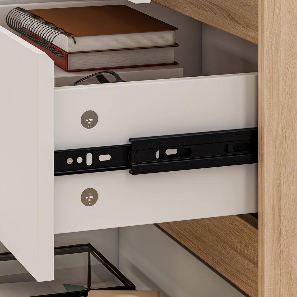 Black 9-Drawer Wood Chest of Drawers 31.5 in. H x 63 in. W x 15.7 in. D Storage Cabinet - thumbnail 3
