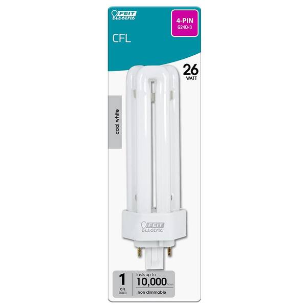 GX24Q-3,4100K, 4-PIN 32W compact fluorescent Triple Tube Pack of 18 