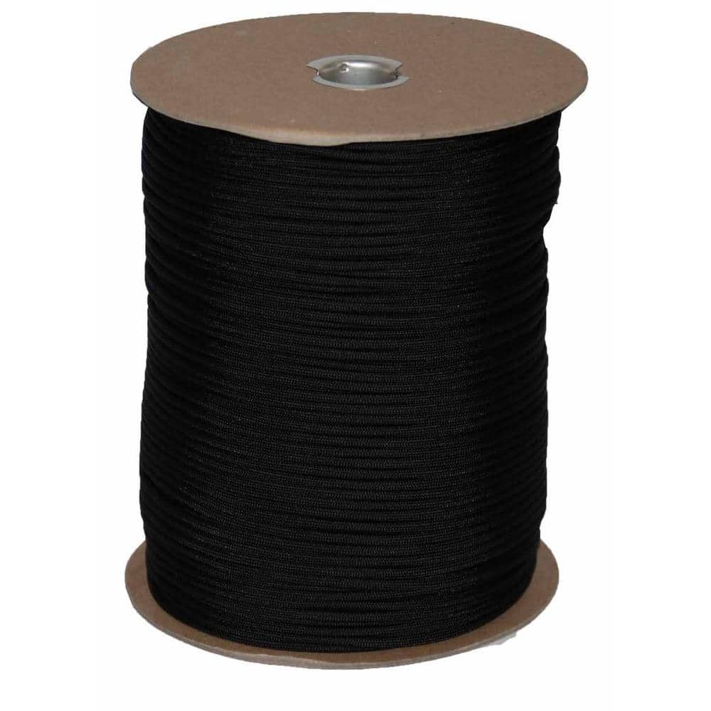 Bomgaars : Koch Industries Paracord, Black, 5/32 IN x 100 FT : Ropes