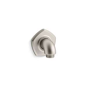 Occasion 1/2 in. Metal 135° Supply Elbow Fitting in Vibrant Brushed Nickel